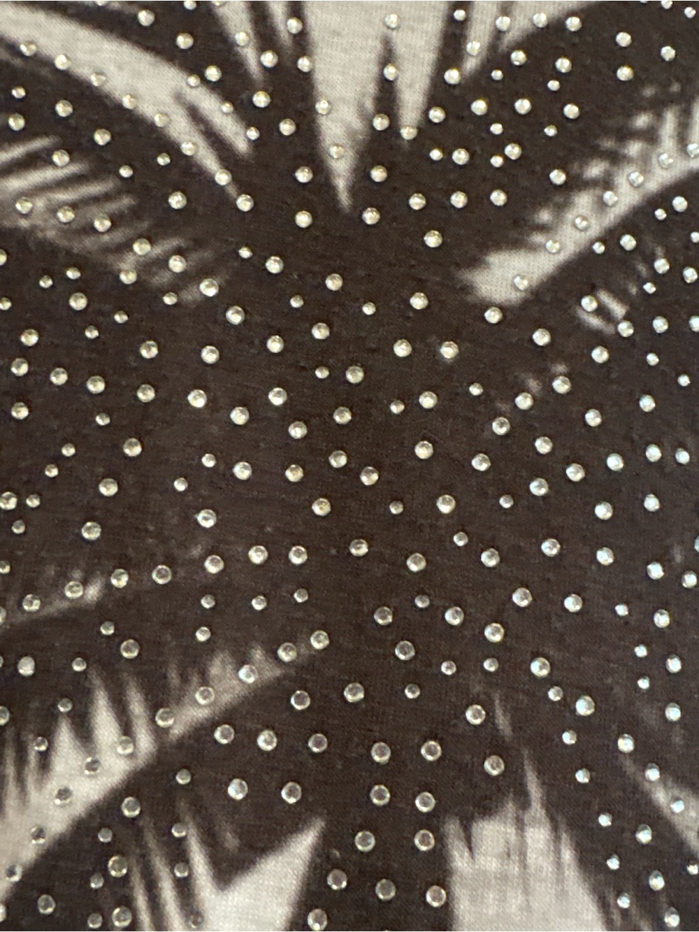 Y2K Tropical Rhinestone Palm Tree Top💕 - Picture 5 of 7